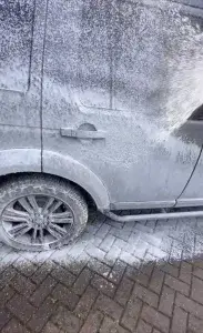 car valeting snow foam