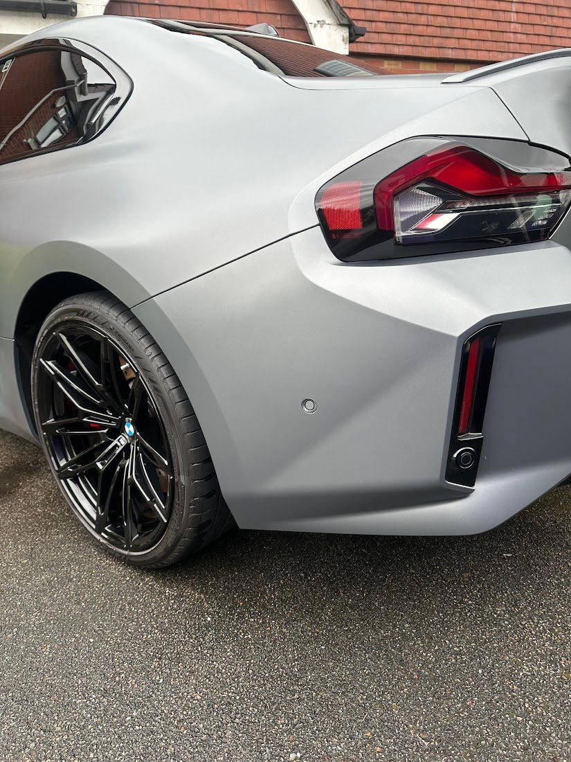 Grey BMW after a mobile Deep Clean on a driveway in Bury