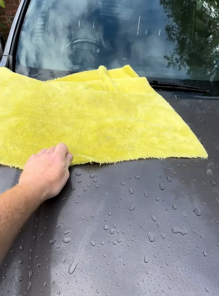 car exterior valeting drying towels detail valets